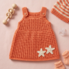 Coral Reef Baby Crochet Pinafore Free Pattern