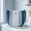 Icy Blue Winter Frost Bag Free Crochet Pattern