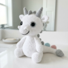 Snow White Dragon Amigurumi Plush Free Crochet Pattern