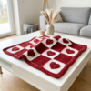 Classic Red Heart Valentine Baby Blanket Free Crochet Pattern