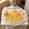 Elsa Frozen Ice Queen Baby Dress Free Crochet Pattern