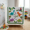Rainbow Dolphin Pod Baby Blanket Free Crochet Pattern