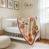 Sunset Coral Reef Baby Blanket Free Crochet Pattern