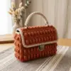 Autumn Rust Textured Purse Free Crochet Pattern