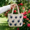 Blueberry Harvest Tote Free Crochet Pattern