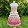 Blush Ombre Camellia Crochet Dress Free Crochet Pattern