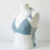 Coastal Blue Crochet Bralette Free Crochet Pattern