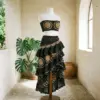 Midnight Black Mandala Crochet Set Free Pattern