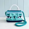 Ocean Breeze Bow Handbag Free Crochet Pattern