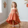 Coral Sunset Summer Dress Free Crochet Pattern