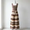 Earthy Neutral Crochet Palazzo Jumpsuit Free Pattern