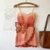 Sunset Ombre Butterfly Crochet Dress Free Pattern