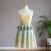 Sunshine Meadow Peplum Dress Free Crochet Pattern