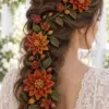 Autumn Dahlia Hair Vine Crochet Pattern