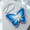 Blue Monarch Butterfly Bag Free Crochet Pattern