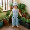 Bluebell Granny Square Toddler Outfit Free Crochet Pattern