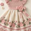 Blush Cherry Blossom Dress Crochet Pattern