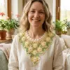 Butter Yellow Daisy Chain Collar Free Crochet Pattern