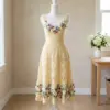 Buttercream Wildflower Crochet Dress Free Crochet Pattern