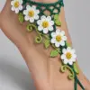 Daisy Meadow Anklet Crochet Pattern