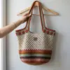 Earthy Boho Granny Tote Free Crochet Pattern