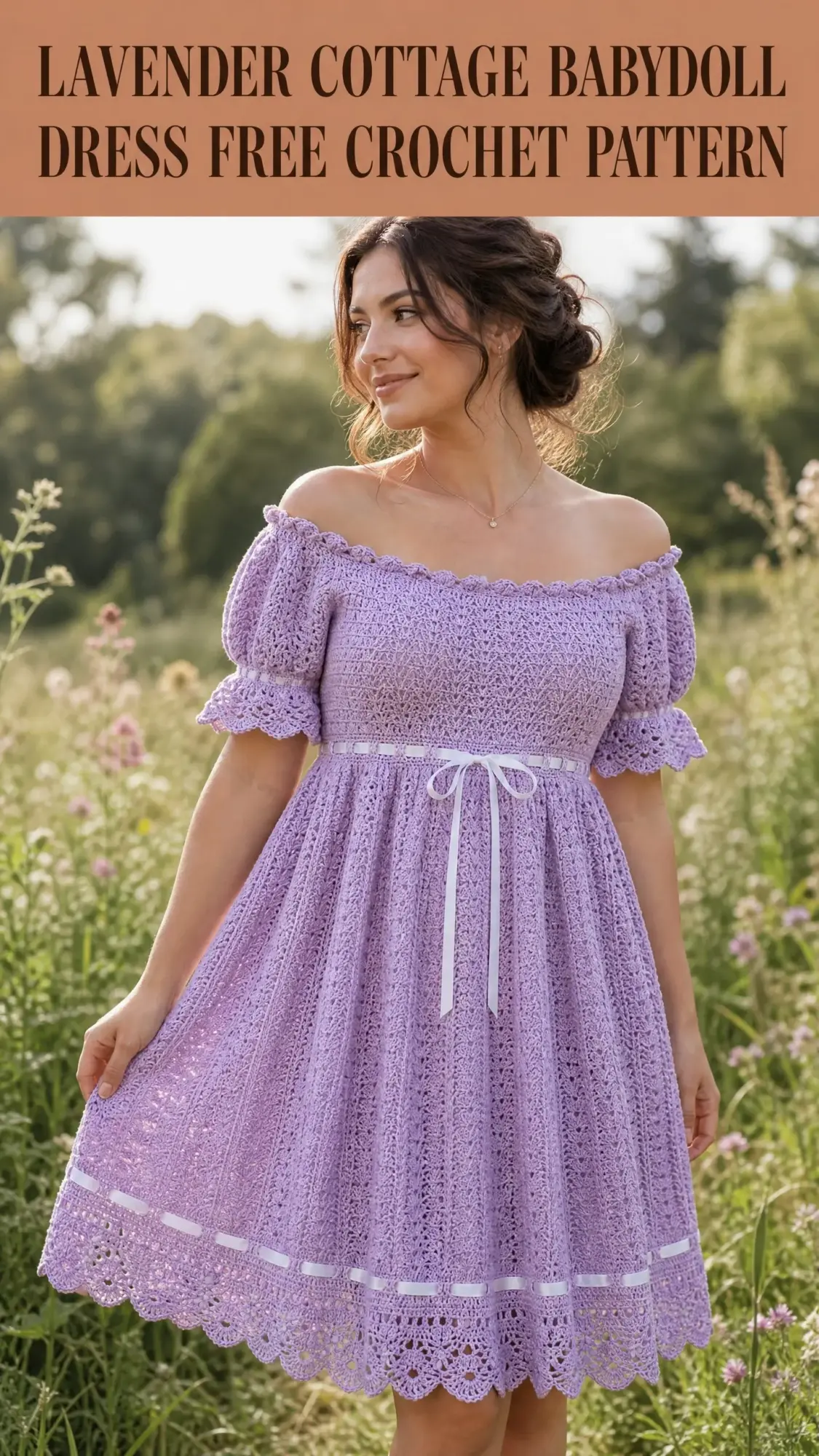 Lavender Cottage Babydoll Dress Free Crochet Pattern