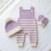 Lavender Dream Baby Romper Set Free Crochet Pattern