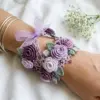 Lavender Fields Crochet Bracelet Free Crochet Pattern