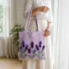 Lavender Fields Crochet Tote Free Pattern