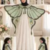 Mint Luna Moth Crochet Cape Pattern