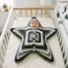 Monochrome Grey Star Swaddle Free Crochet Pattern