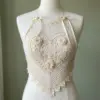 Monochrome Lace Mandala Halter Free Crochet Pattern