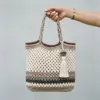Monochrome Neutral Granny Tote Bag Free Crochet Pattern