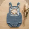Ocean Wave Baby Romper Free Crochet Pattern