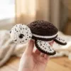 Oreo Cookie Turtle Amigurumi Free Crochet Pattern
