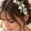 Snowdrop Pearl Headband Crochet Pattern