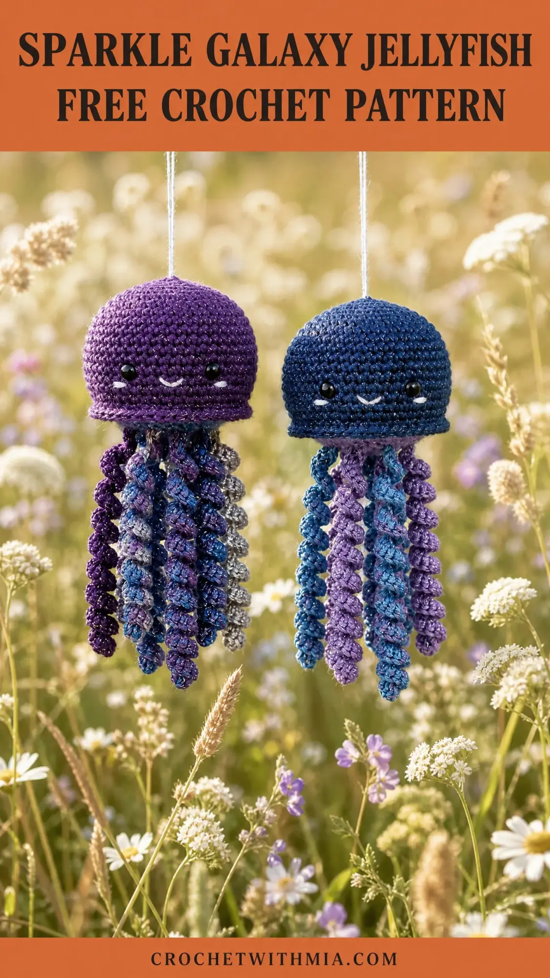 Sparkle Galaxy Jellyfish Free Crochet Pattern