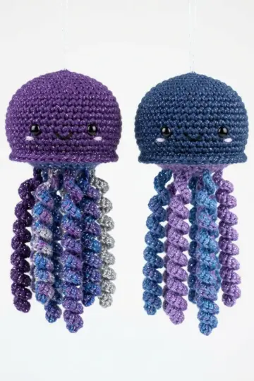 Sparkle Galaxy Jellyfish Free Crochet Pattern