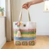 Spring Garden Granny Tote Bag Free Crochet Pattern