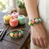 Spring Garden Rose Bracelet Free Crochet Pattern