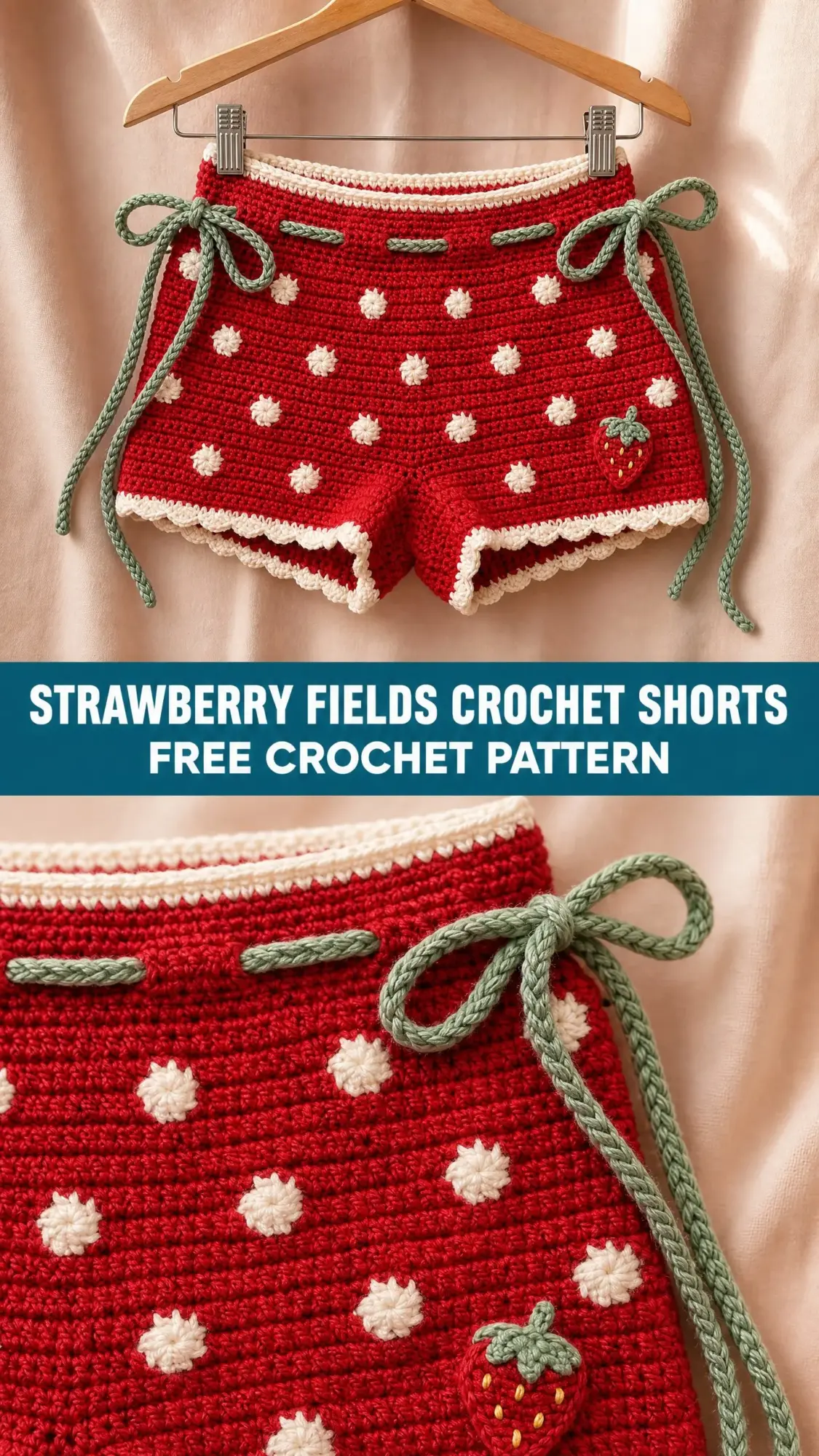 Strawberry Fields Crochet Shorts Free Crochet Pattern