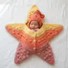 Sunset Rainbow Starfish Wrap Free Crochet Pattern