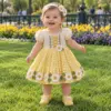 Sunshine Daisy Baby Dress Crochet Pattern