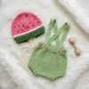 Watermelon Baby Hat and Shorts Free Crochet Pattern