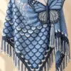 Winter Frost Butterfly Shawl Crochet Pattern